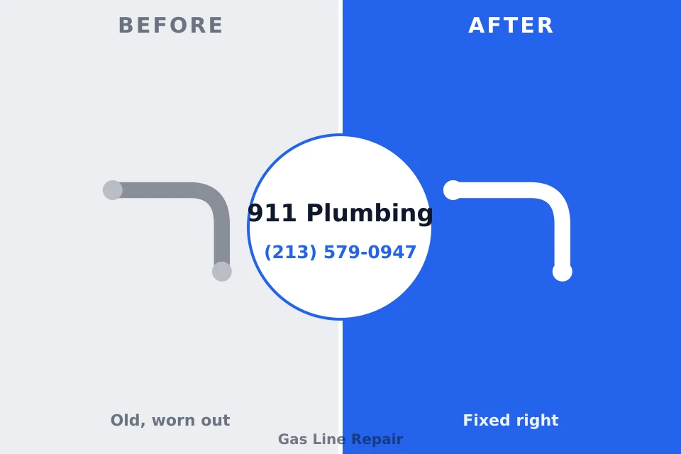 Before and after: plumbing repair Lake Lorelei, OH